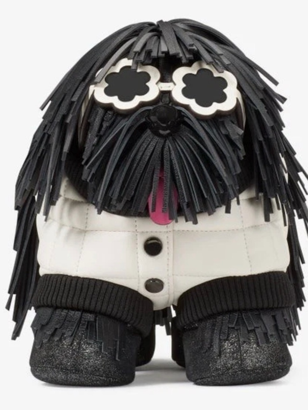 Kate Spade Shaggy Dog 3D Fringe Crossbody Bag NWT KH073 Rare